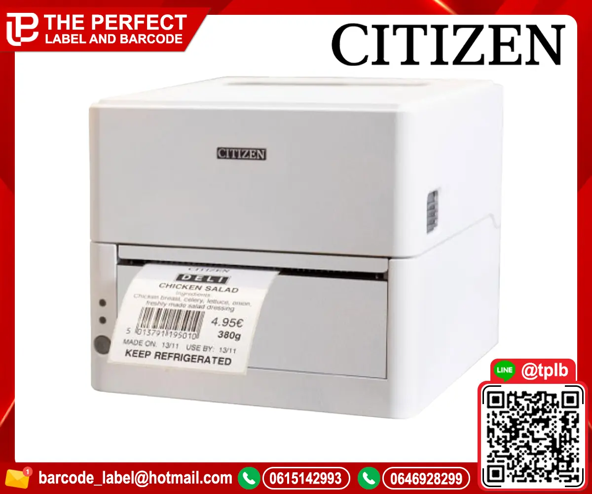 เครื่องพิมพ์บาร์โค้ด Citizen CL-H300SV