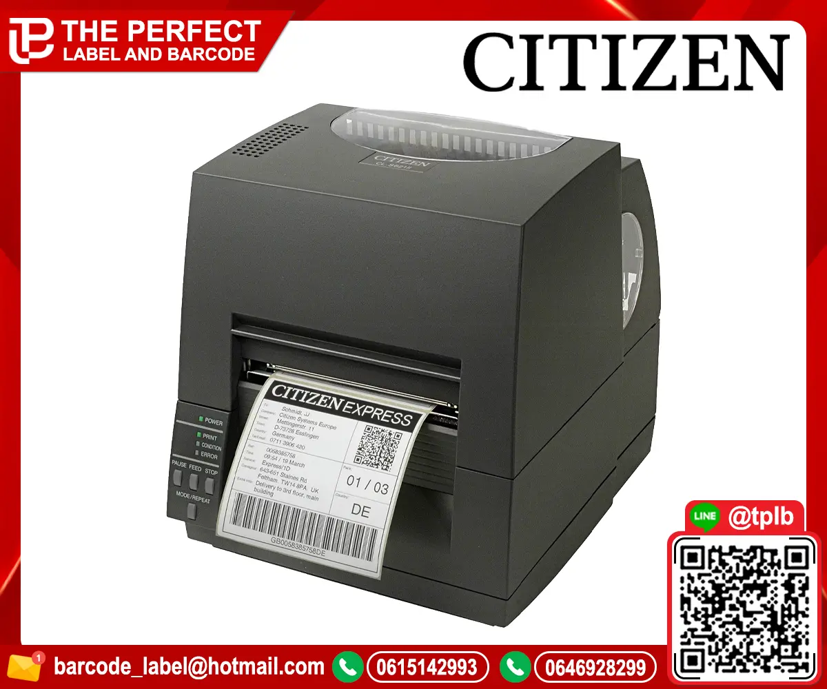 เครื่องพิมพ์บาร์โค้ด Citizen CL-S631II