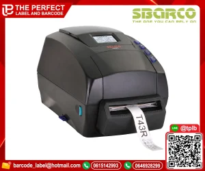 เครื่องพิมพ์บาร์โค้ด SBARCO T43R+