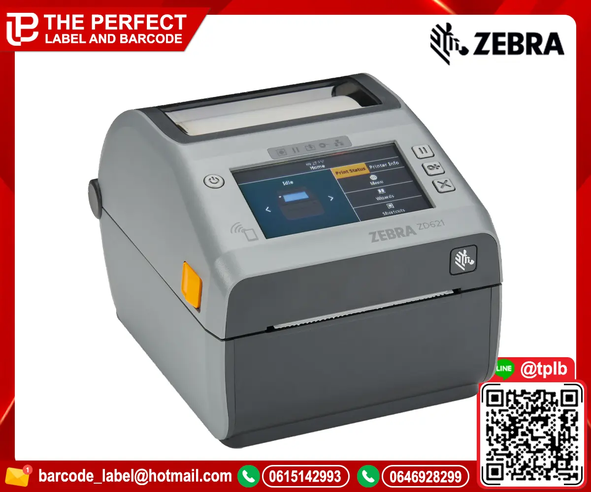 เครื่องพิมพ์บาร์โค้ด ZEBRA ZD621