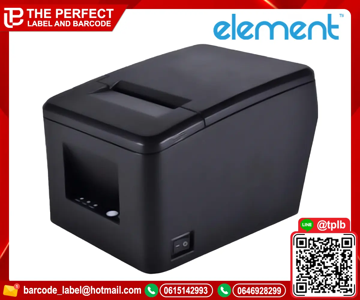เครื่องพิมพ์บาร์โค้ด element RW80L