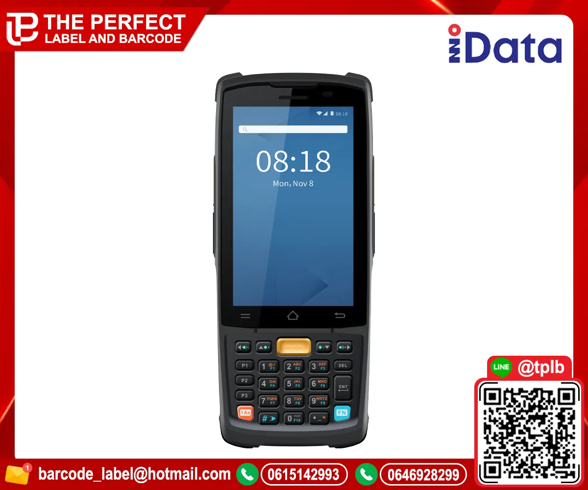 เครื่องสแกนบาร์โค้ดมือถือ iData K3 Pro